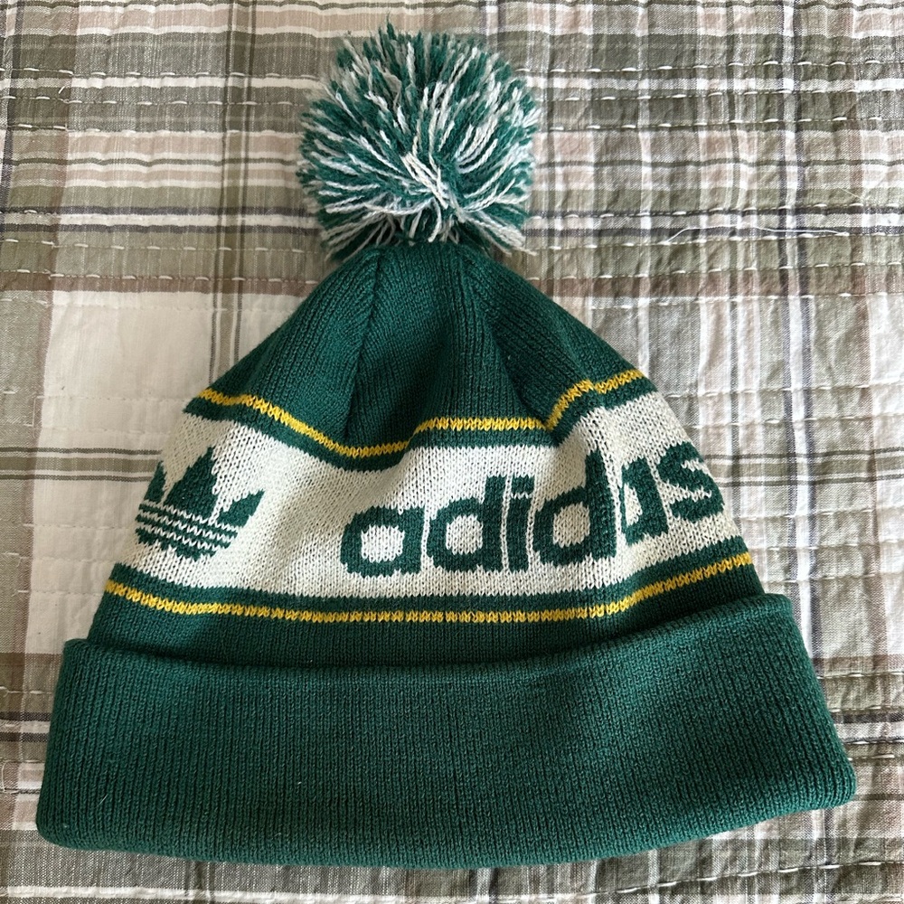 Green Adidas Beanie